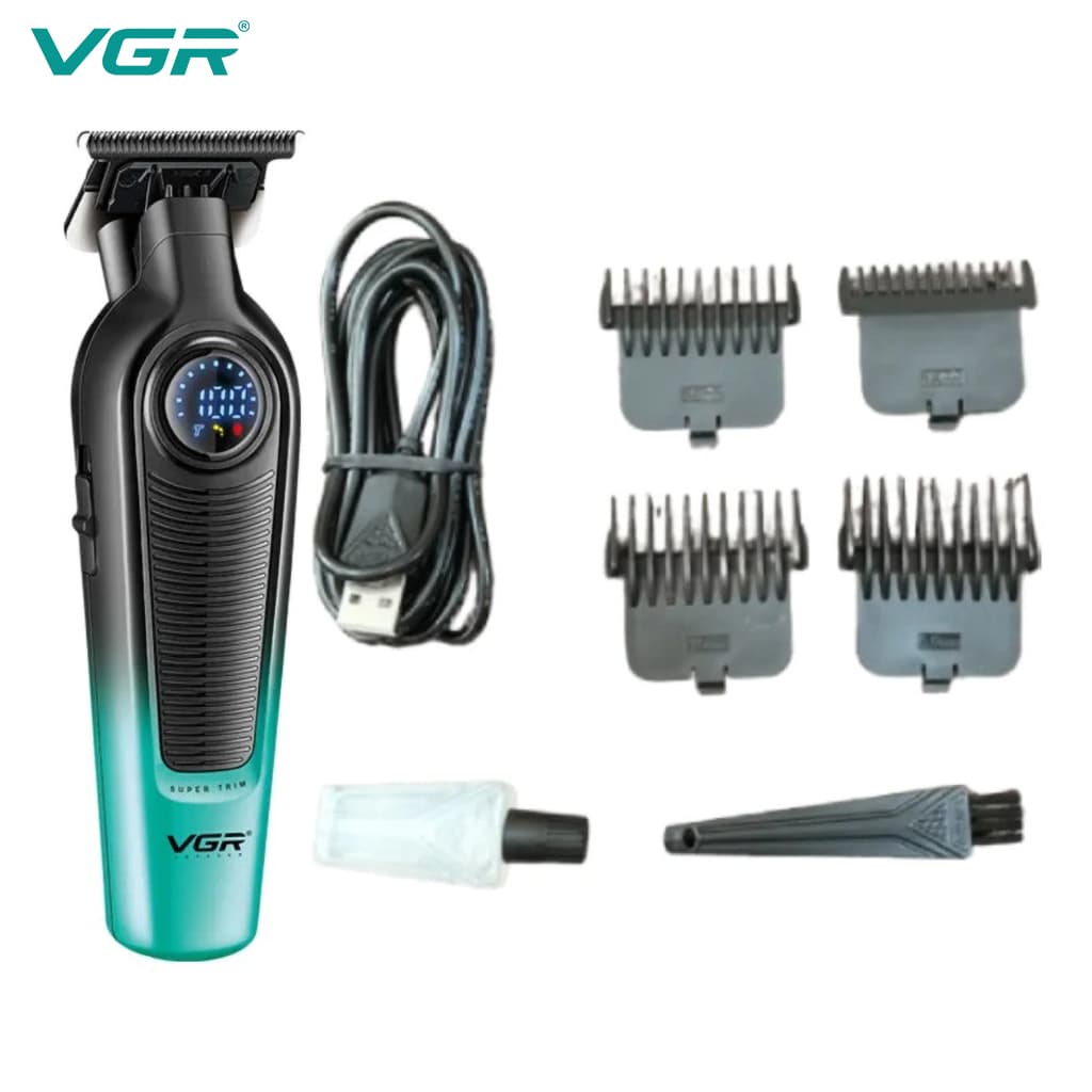 ماشین اصلاح وی جی آر مدل VGR V-996 مشکی آبی