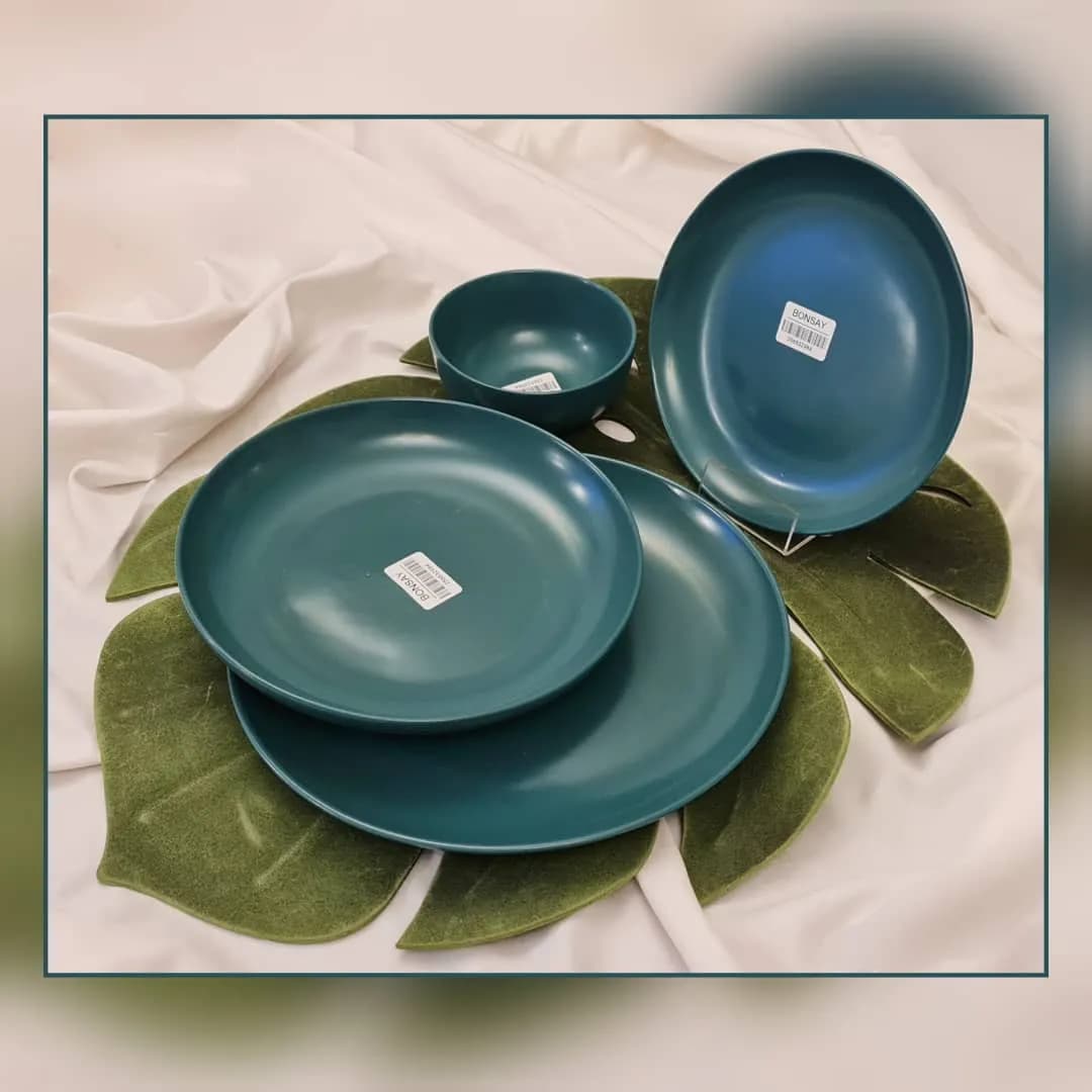 سرویس چینی یک نفره رنگی بونسای — تصویر ۶