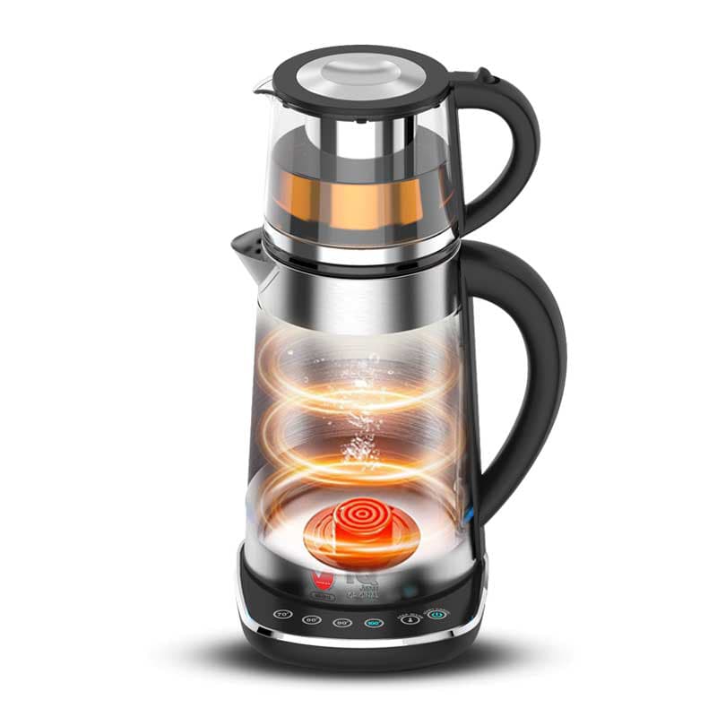 چای ساز آی کیو IJ-809TM مشکی 1.7 لیتری 2800 وات — تصویر ۵