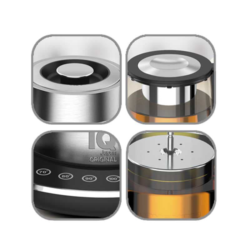 چای ساز آی کیو IJ-809TM مشکی 1.7 لیتری 2800 وات — تصویر ۶