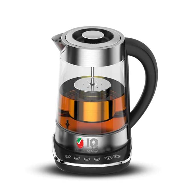 چای ساز آی کیو IJ-809TM مشکی 1.7 لیتری 2800 وات — تصویر ۳