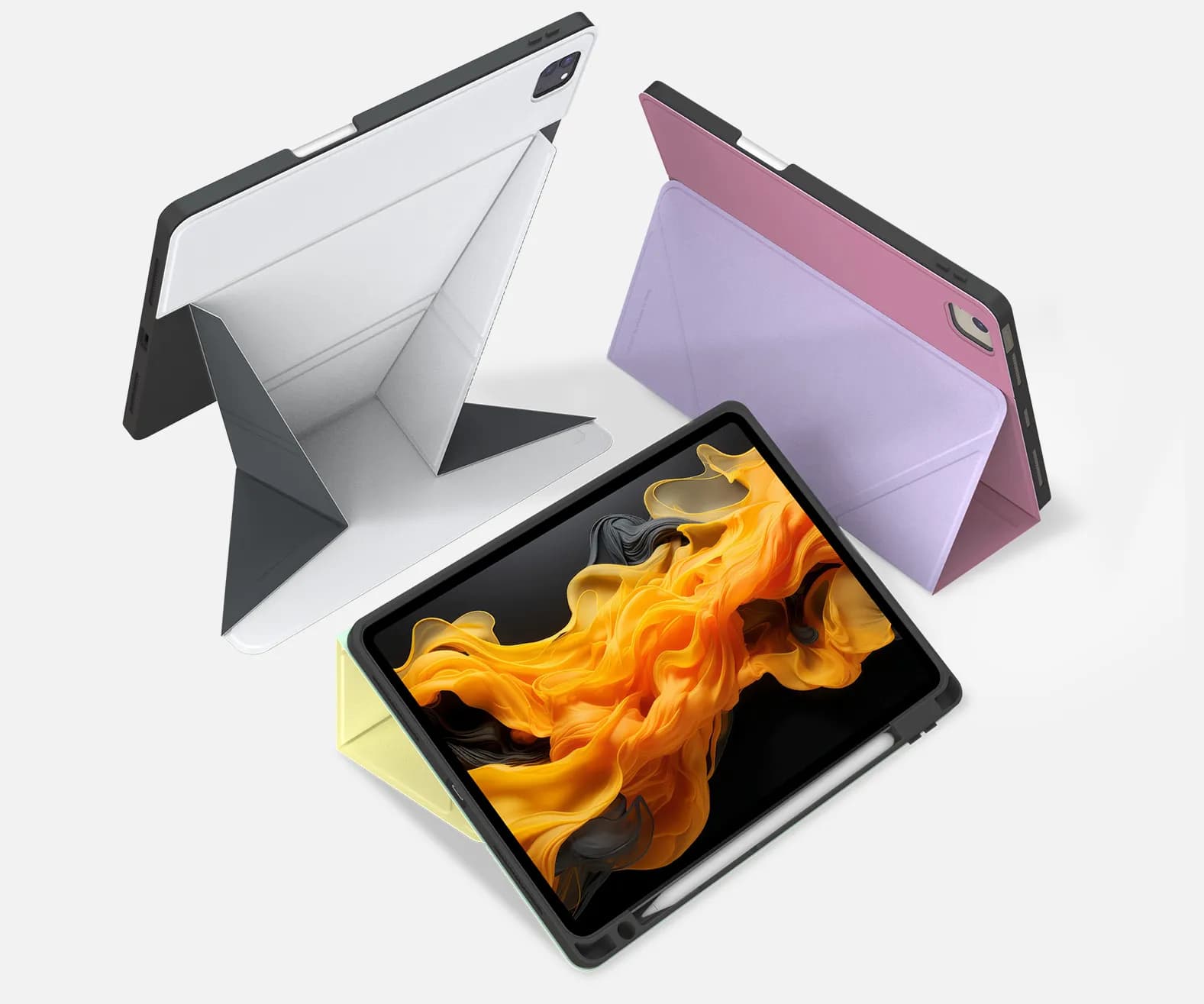 اسمارت فولیو آیپد ایر 7 | 11 اینچ 2025 | M3 | جای قلم | مدل SlimFlex Folio برند جی سی پال — تصویر ۲