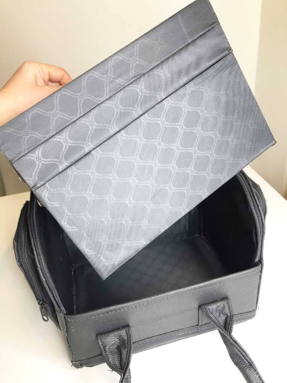 کیف لوازم آرایشی تاتو،ناخن،مژه سایز کوچک طبقه دار — تصویر ۳