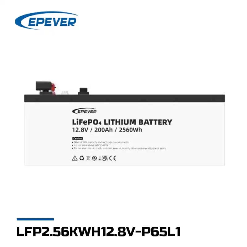 باتری لیتیومی 2.56 کیلووات 200 آمپر 12.8 ولت برند Epever مدل LFP2.56KWH12.8V-P65L1