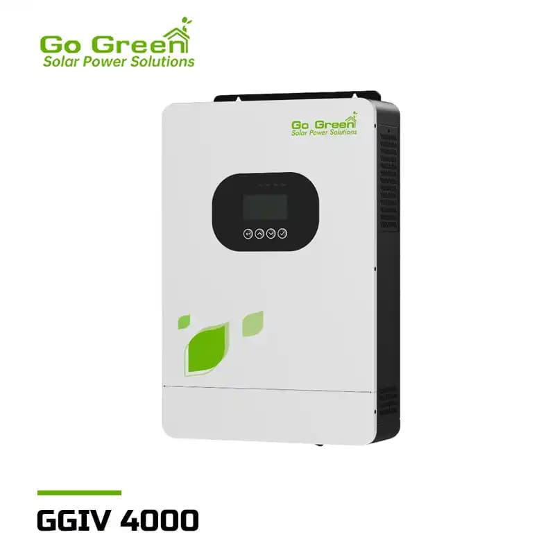 سانورتر 4 کیلووات 24 ولت برند GoGreen مدل GGIV 4000 با شارژ 100 آمپر MPPT