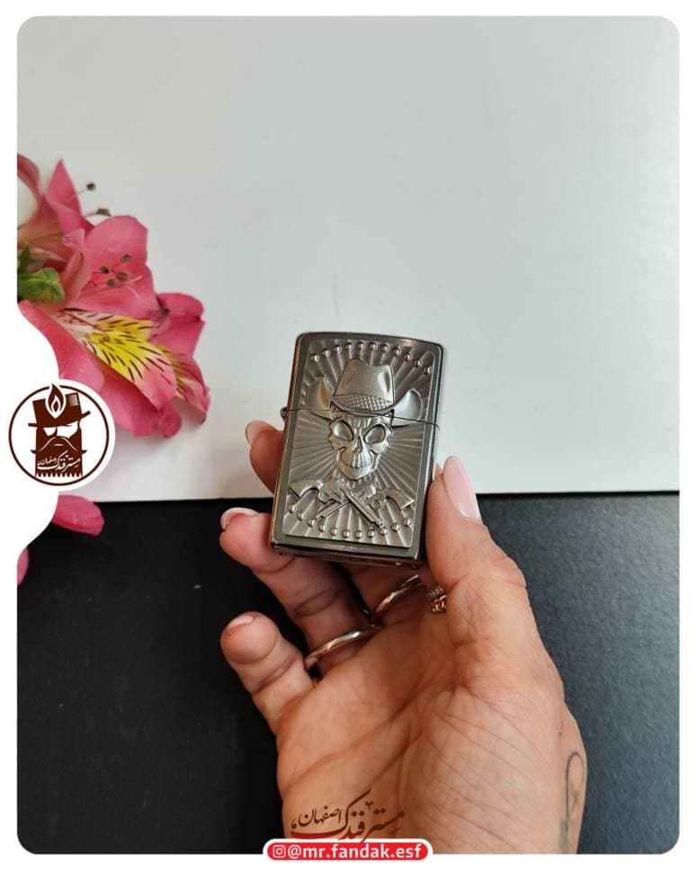 فندک زیپو اورجینال Zippo جمجه کابوی — تصویر ۲