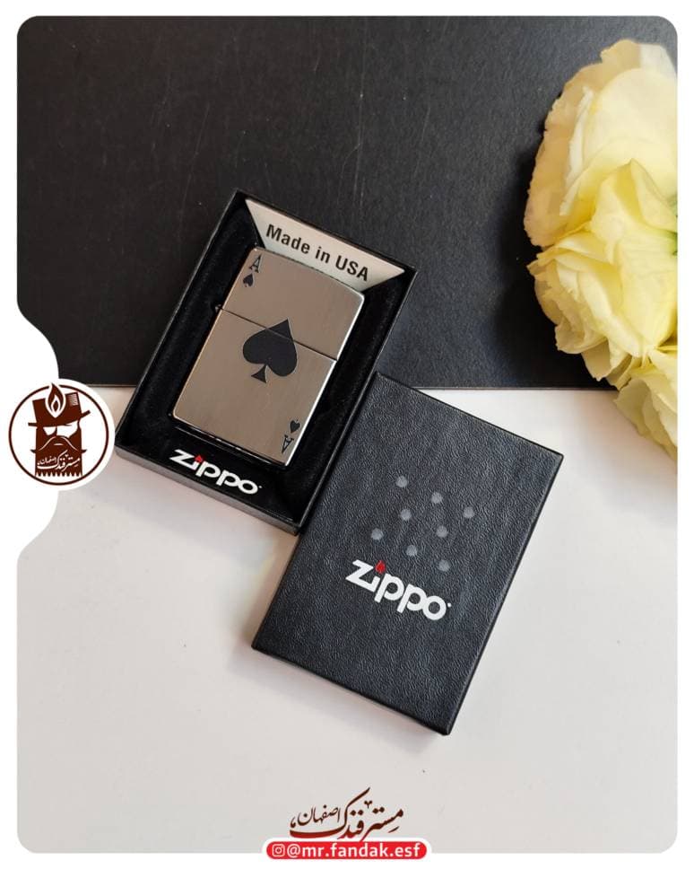 فندک زیپو اورجینال آس پیک zippo — تصویر ۳