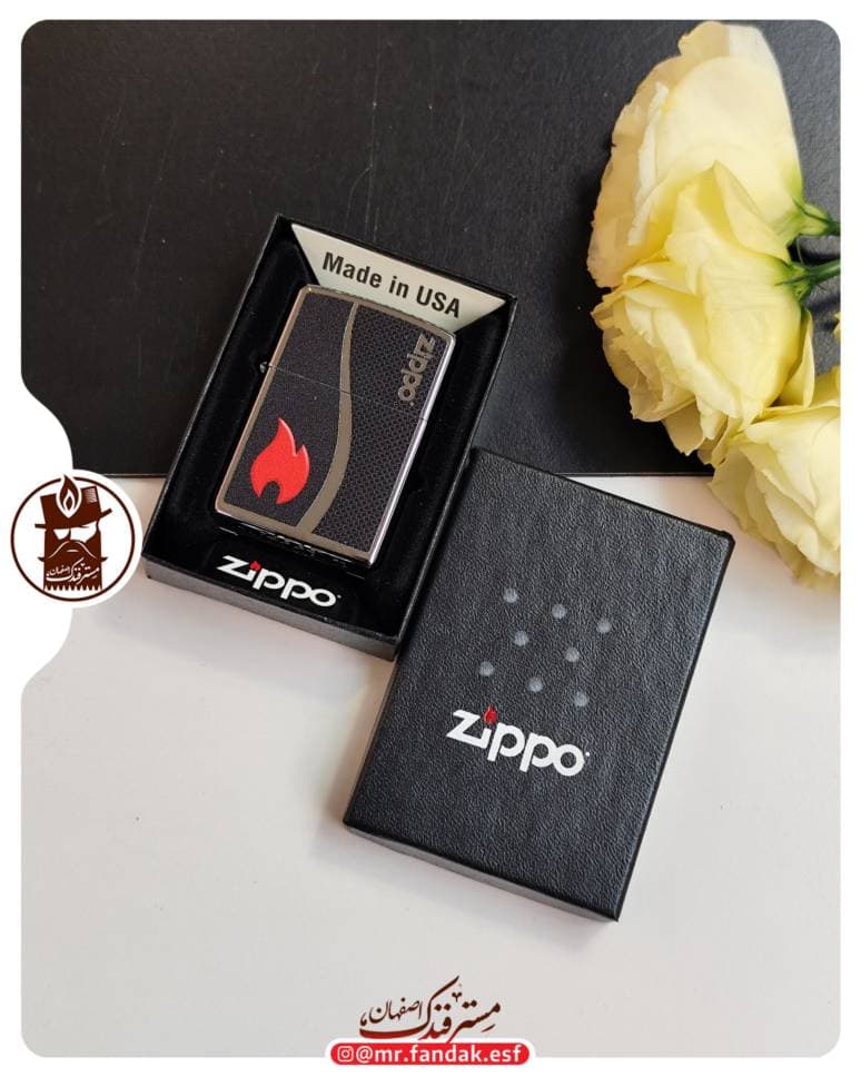 فندک زیپو اورجینال250 zippo and flame — تصویر ۵