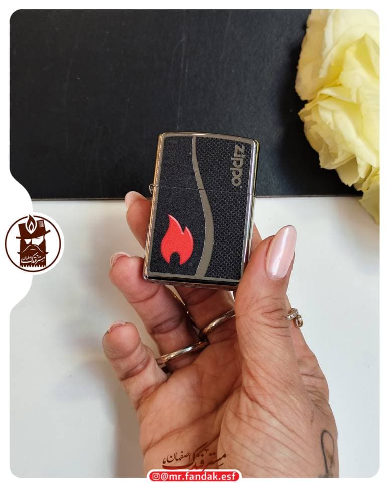 فندک زیپو اورجینال250 zippo and flame — تصویر ۴