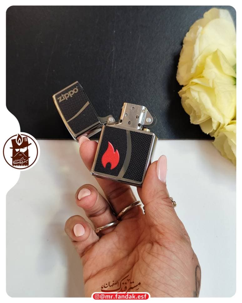 فندک زیپو اورجینال250 zippo and flame — تصویر ۳