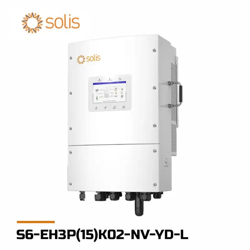 اینورتر هیبریدی خورشیدی 15 کیلووات سه فاز برند SOLIS مدل S6-EH3P(15)K02-NV-YD-L