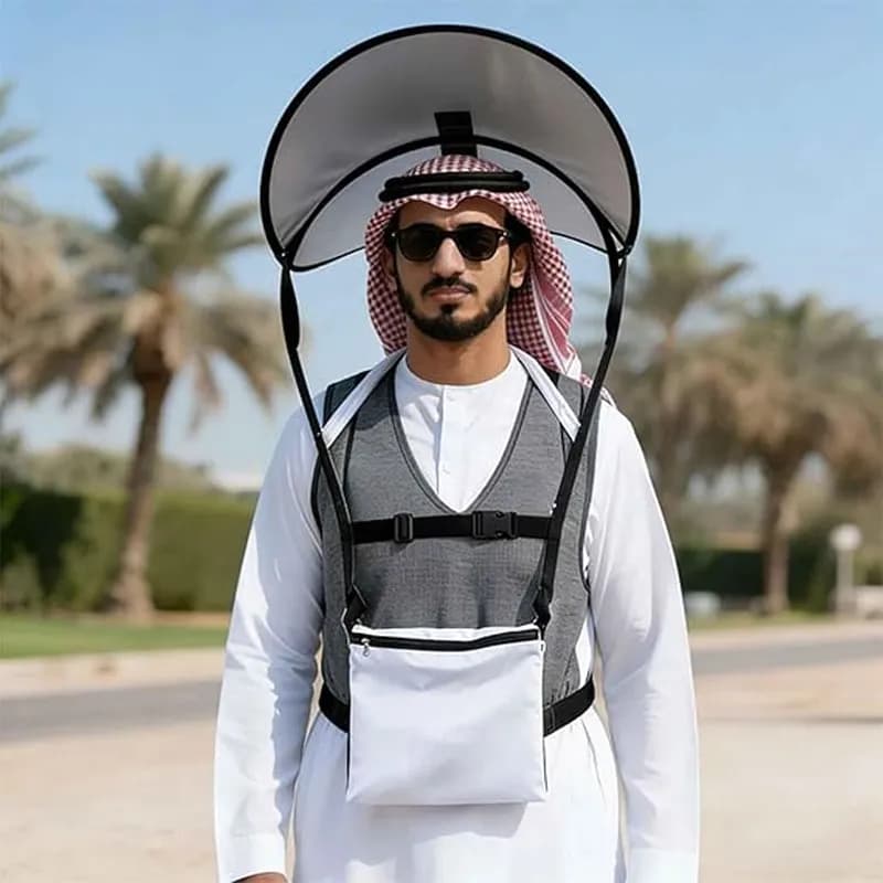 چتر آفتابگیر بدون دسته و تاشو — تصویر ۴