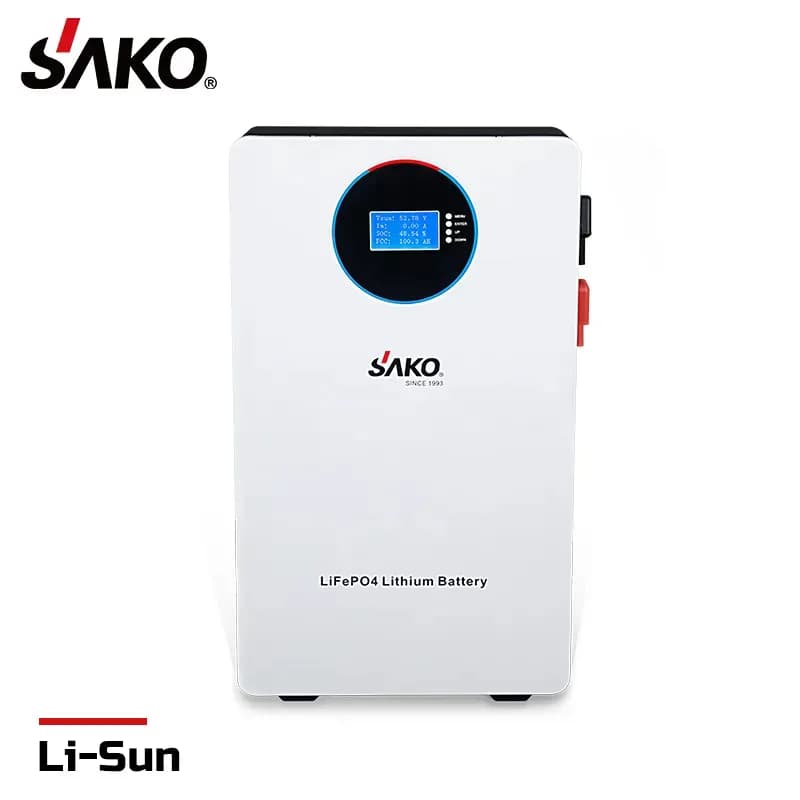 باتری لیتیومی 5 کیلووات 100 آمپر 51.2 ولت برند SAKO مدل Li-Sun