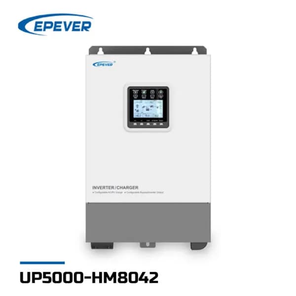 سانورتر 5 کیلووات 48 ولت برند ای پی اور مدل UP5000-HM8042 با شارژر 80 آمپر MPPT
