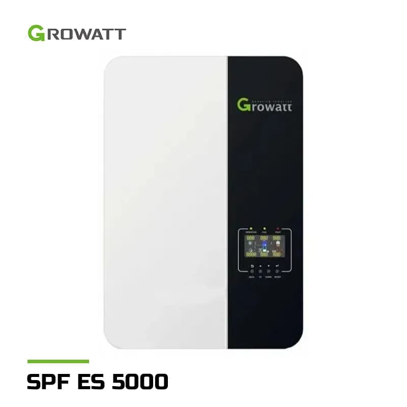 سانورتر 5 کیلووات 48 ولت برند گرووات مدل SPF ES 5000 با شارژر 100 آمپر MPPT