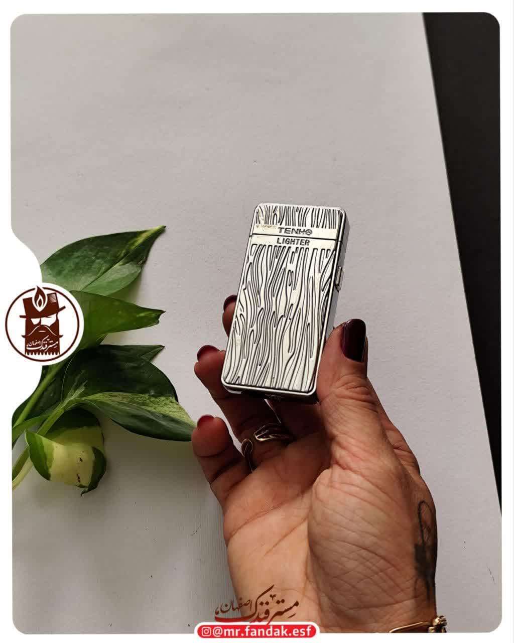 فندک دوحالته بغل دکمه ای lighter — تصویر ۵
