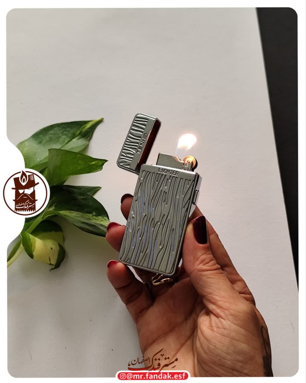 فندک دوحالته بغل دکمه ای lighter — تصویر ۶