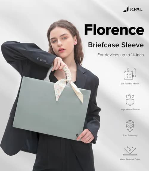 کیف مک بوک 13 و 14 اینچ مدل Florence برند جی سی پال — تصویر ۴