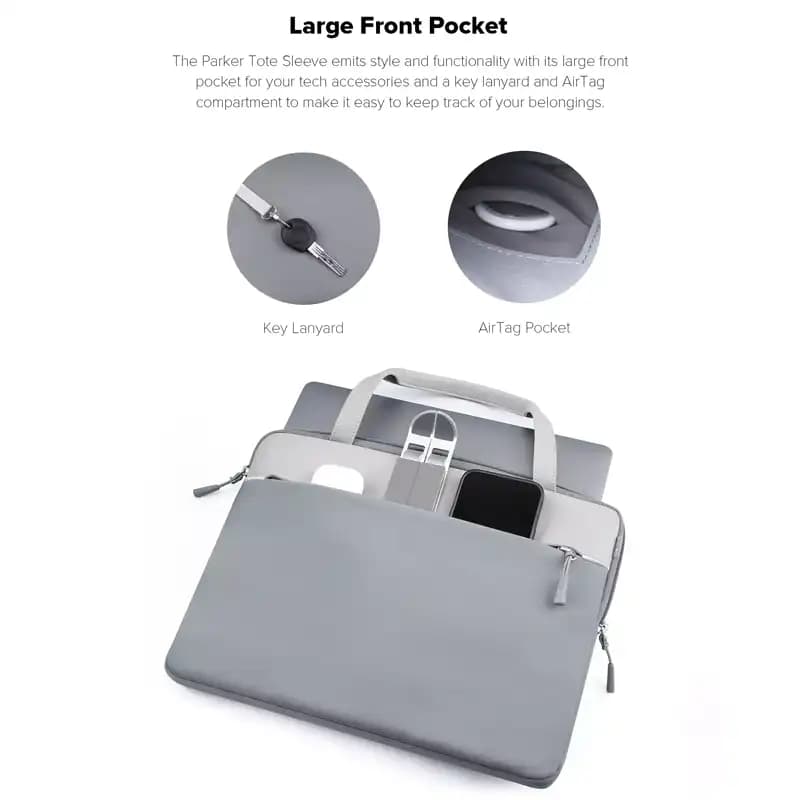 کیف مکبوک 15 و 16 اینچ مدل Parker Tote برند جیسیپال — تصویر ۸