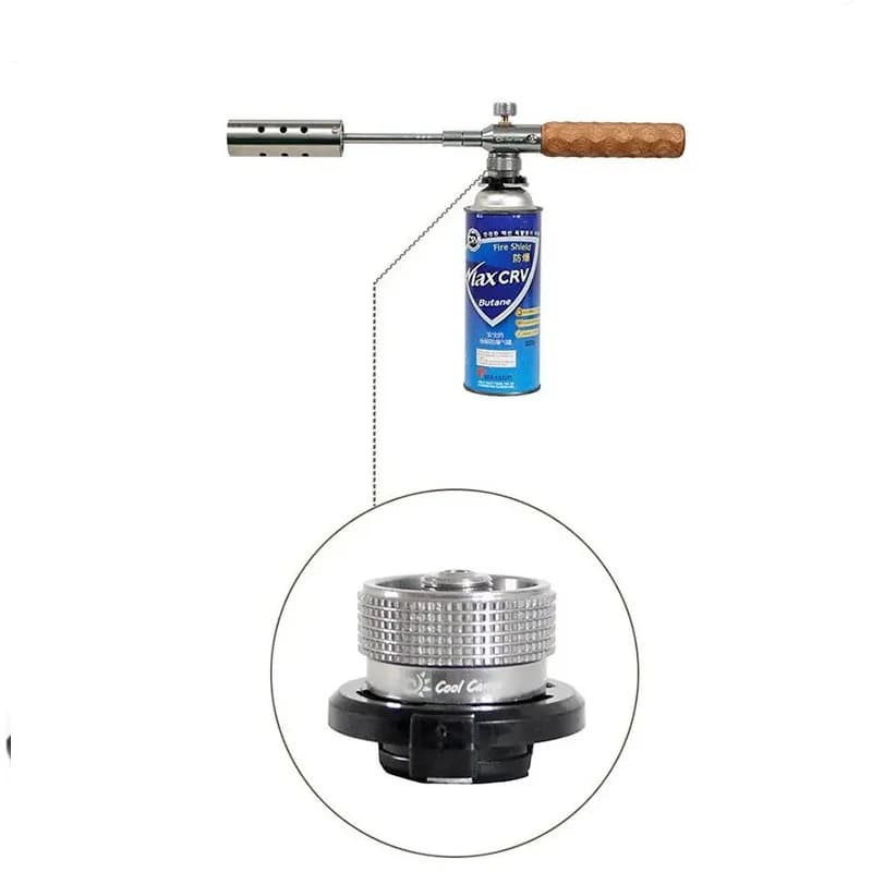 مشعل گازی فندکی کپسولی گرین لاین مدل Flame Torch ضد باد — تصویر ۶