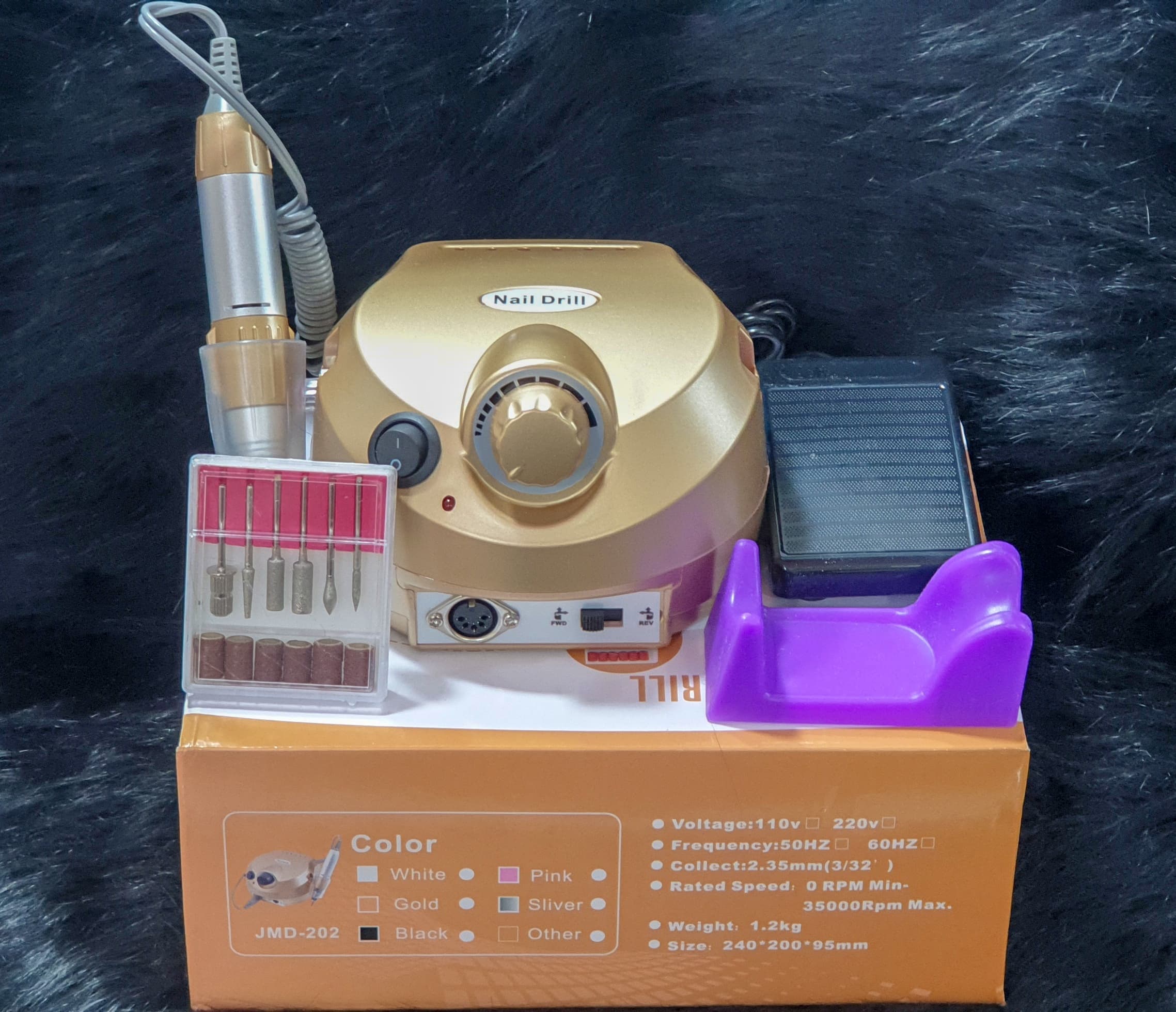 سوهان برقی نیل دریل 202 nail drill — تصویر ۴