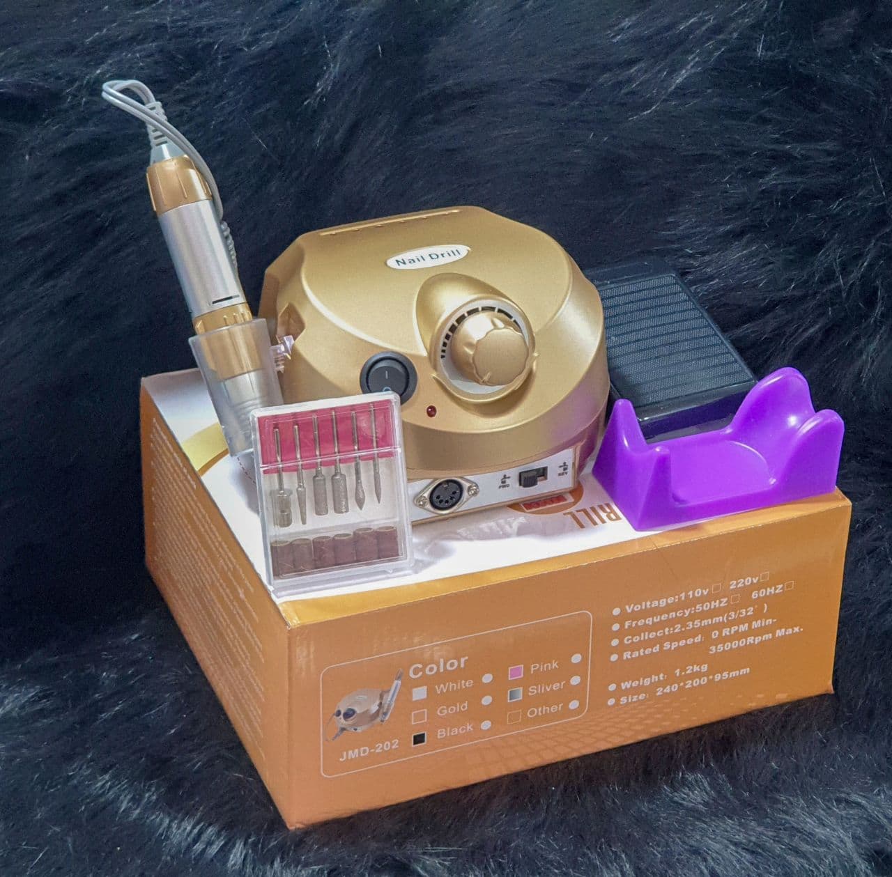 سوهان برقی نیل دریل 202 nail drill — تصویر ۳