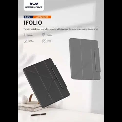 اسمارت فولیو کاور آیپد پرو 13 اینچ | 2024 | M4 | جای قلم | مدل iFolio برند کی فون — تصویر ۶