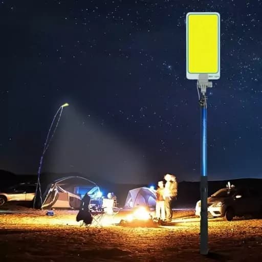 چراغ کمپینگ ۳۶۰ لایت مدل L800 با پایه و لنسر — تصویر ۲