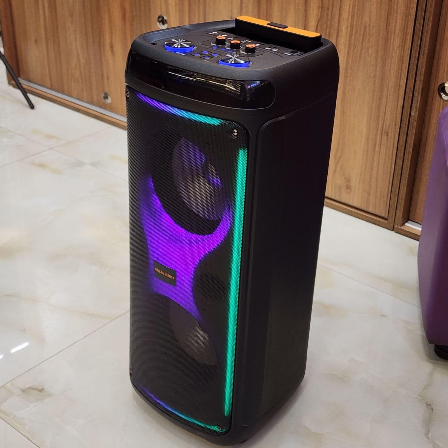 اسپیکر پارتی باکس مدل Kolav D2816 — تصویر ۳