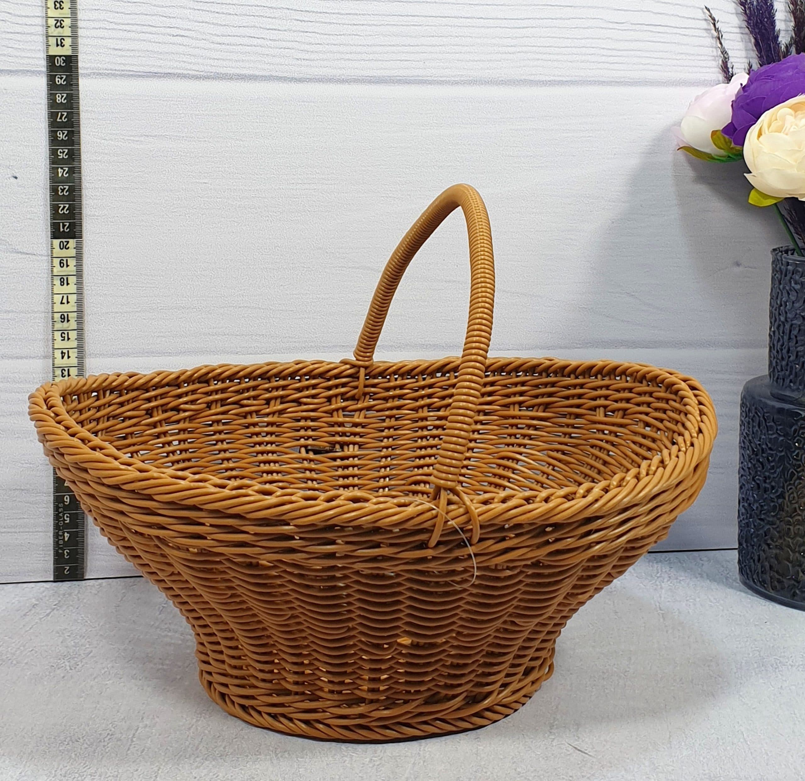 سبد بافتی دسته دار S90 (سبد میوه ) نسکافه ای تاپکو (16) ارسال نیمه رایگان