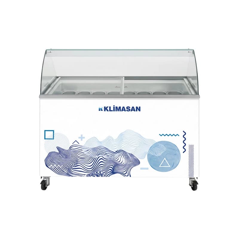 فریزر تاپینگ بستنی کلیماسان عرض 130 مدل D400 DFSG AF — تصویر ۲