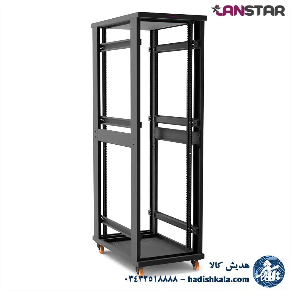 رک ایستاده 42 یونیت عمق 100 سری پرو لن استار درب مشبک — تصویر ۳