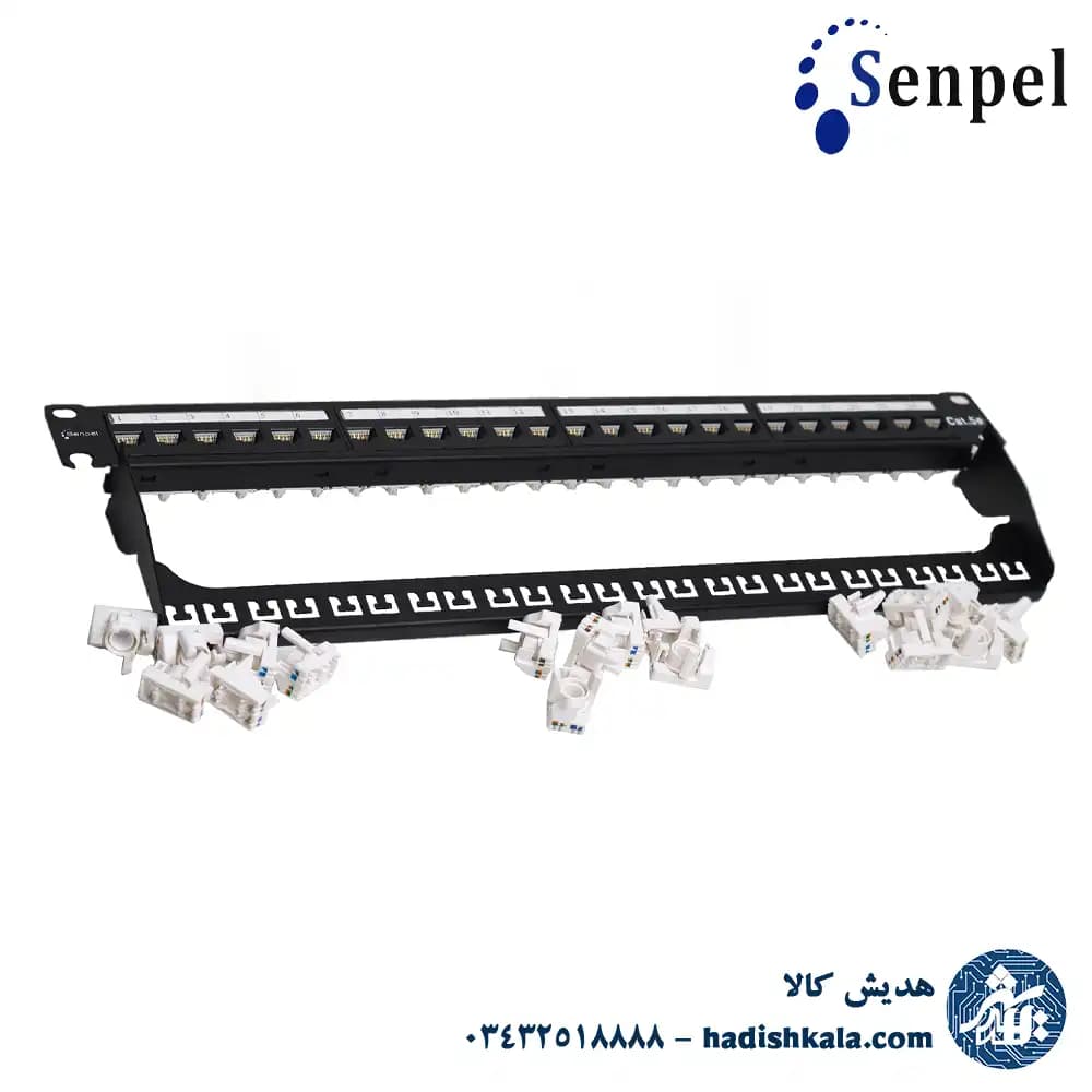 پچ پنل 24 پورت CAT5e UTP سنپل Plus