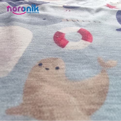 بلوز و شلوار راحتی بچه گانه دریایی تا 7 سال — تصویر ۴