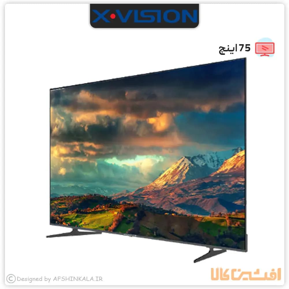 تلویزیون 75 اینچ هوشمند MINI QLED 4K UHD ایکس ویژن مدل 75XCU900 — تصویر ۳