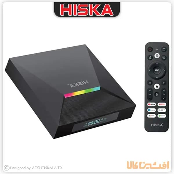 اندروید باکس هیسکا مدل HISKA BOX A12 8K