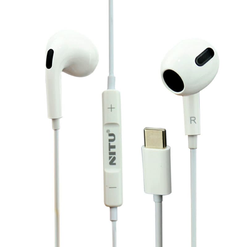 هندزفری برند NITU Type-c مدل NT-H32 سفید