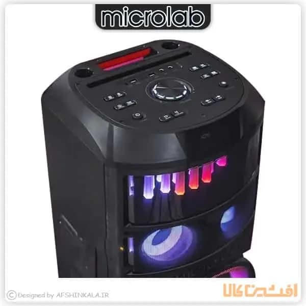 اسپیکر میکرولب مدل KM-S400 3D Rain Fall Light — تصویر ۳