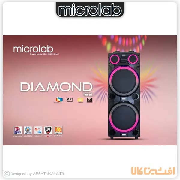 اسپیکر میکرولب مدل دیاموند 122 (DIAMOND 122) — تصویر ۶