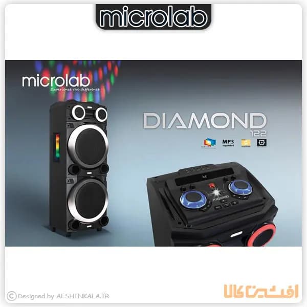 اسپیکر میکرولب مدل دیاموند 122 (DIAMOND 122) — تصویر ۵