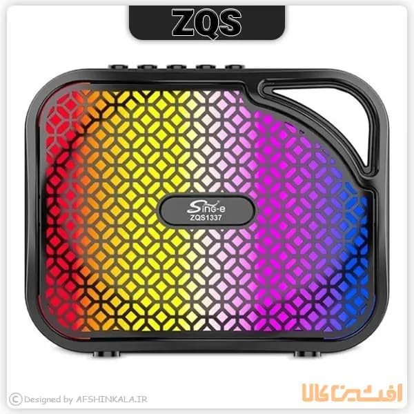 اسپیکر ZQS مدل 1337 (شارژی – دارای میکروفون) — تصویر ۲
