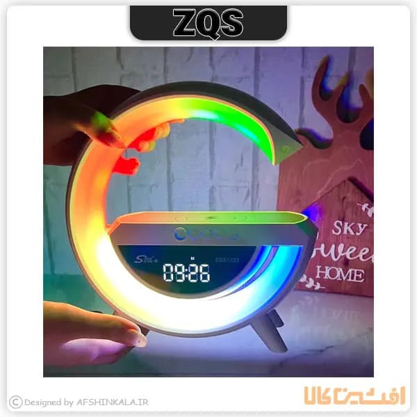 اسپیکر ZQS مدل 1222 (مجهز به ساعت) — تصویر ۶