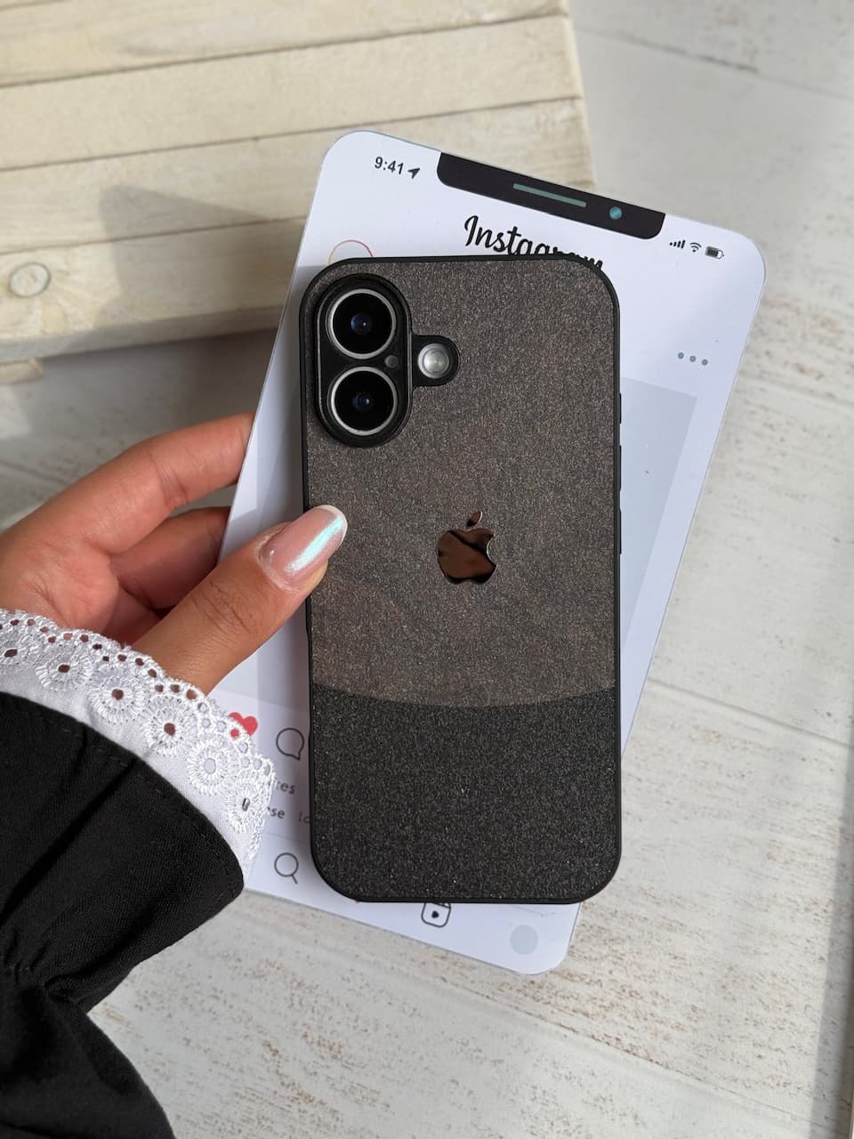 قاب آیفون Dark sand