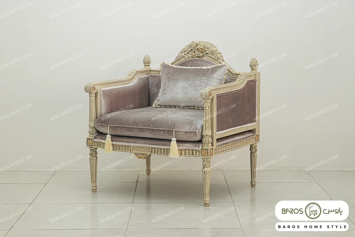 مبل نئوکلاسیک مصری و کاجی — تصویر ۱۲