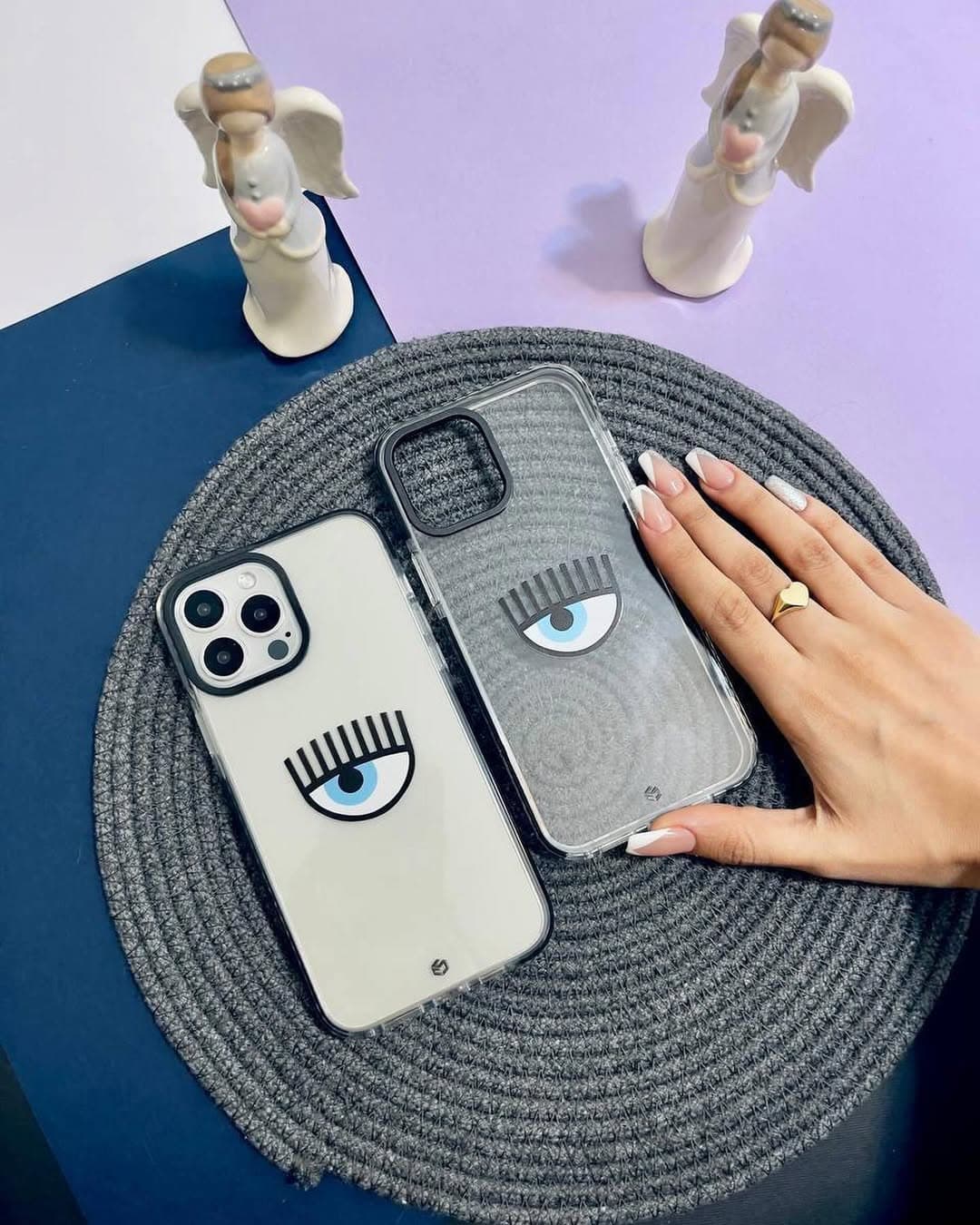 قاب آیفون کیارا Chiara Ferragni شفاف — تصویر ۲