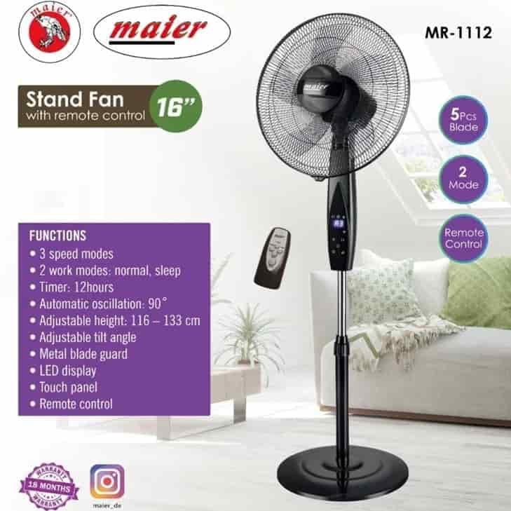 پنکه ایستاده مایر آلمان مدل mr1112 — تصویر ۲