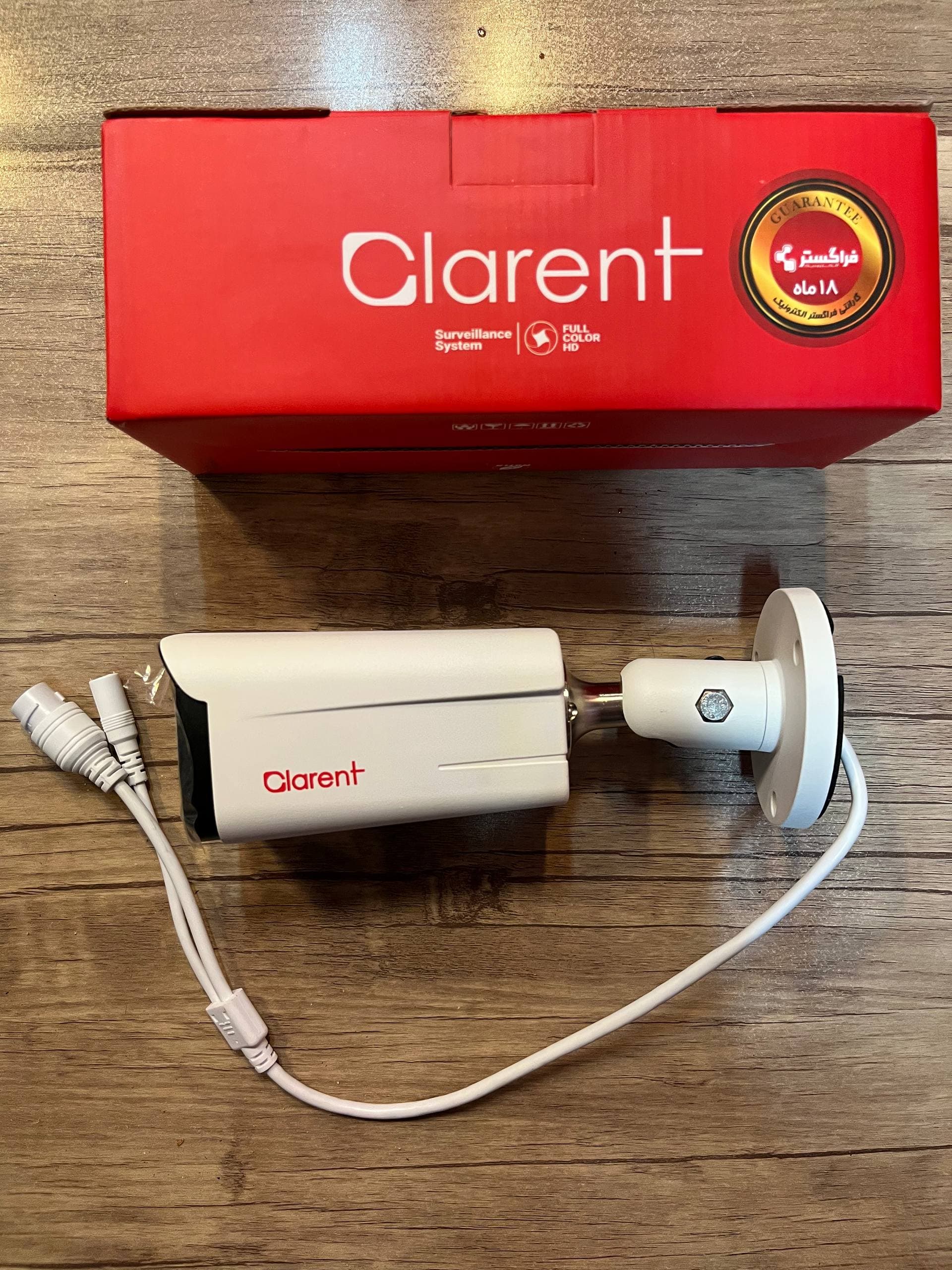 دوربین مداربسته کلارنت تحت شبکه 8 مگاپیکسل بالت مدل CIP-LB68510ZP-WAF-IF CLARENT