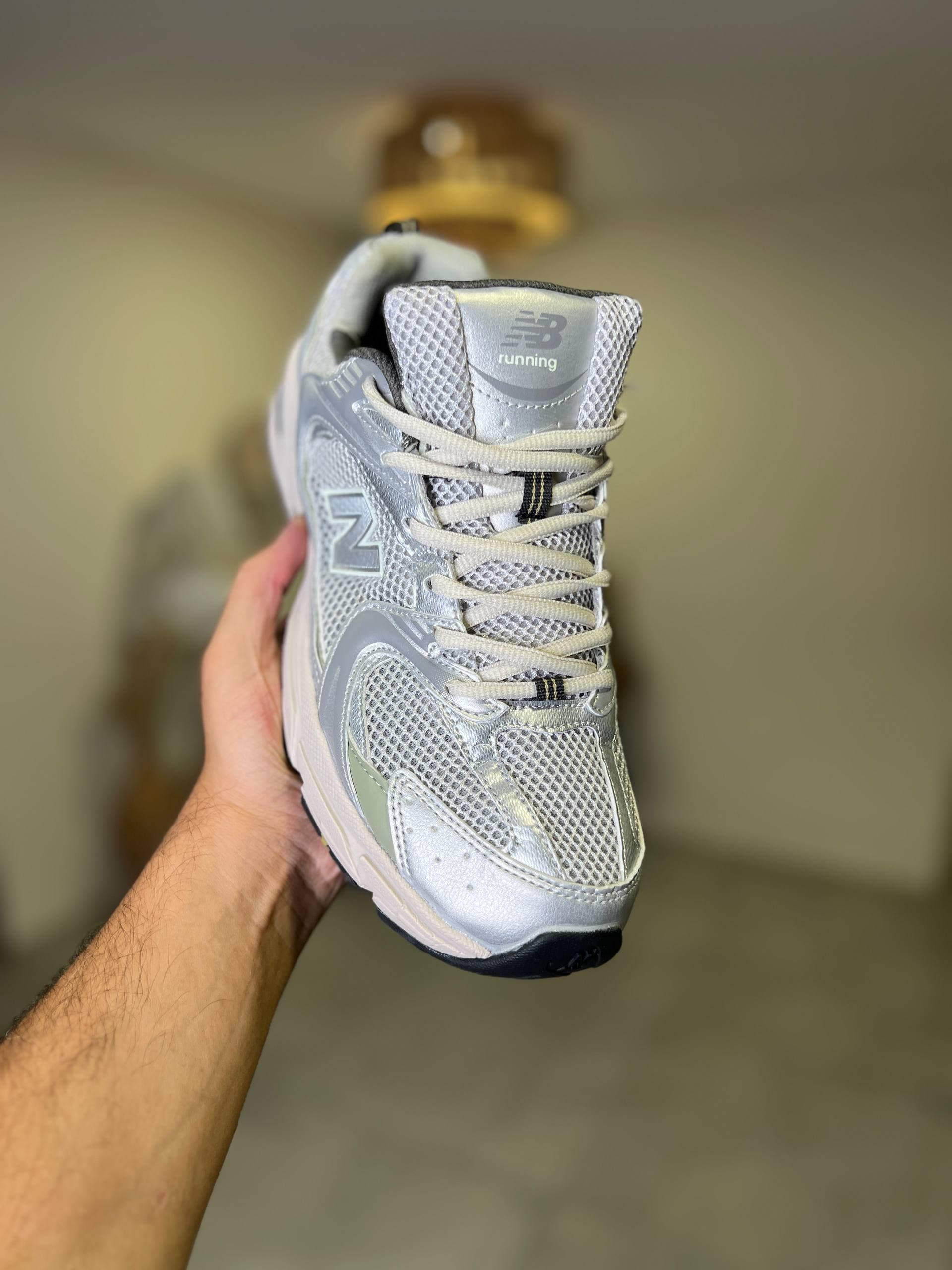 کتوني New Balance طوسی سبز کد 77304A — تصویر ۴