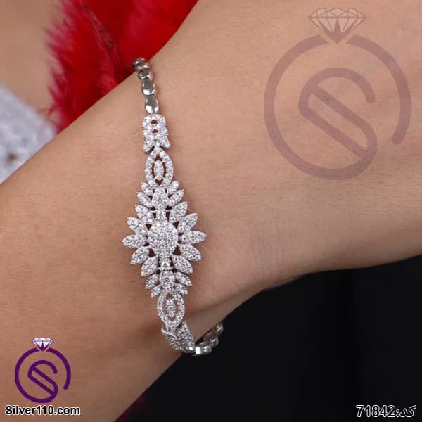 سرویس نقره زنانه مجلسی مدل جناقی کد 71842 — تصویر ۵