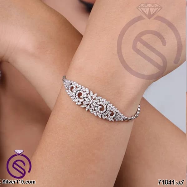 سرویس نقره زنانه مدل جناقی کد 71841 — تصویر ۴